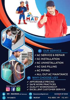 Sadab AC technician repair service cleaning