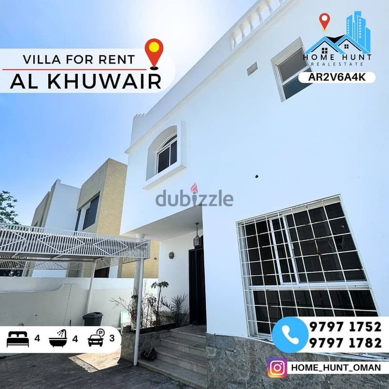 AL KHUWAIR SOUTH WELL MAINTAINED 3+1 BR VILLA 0