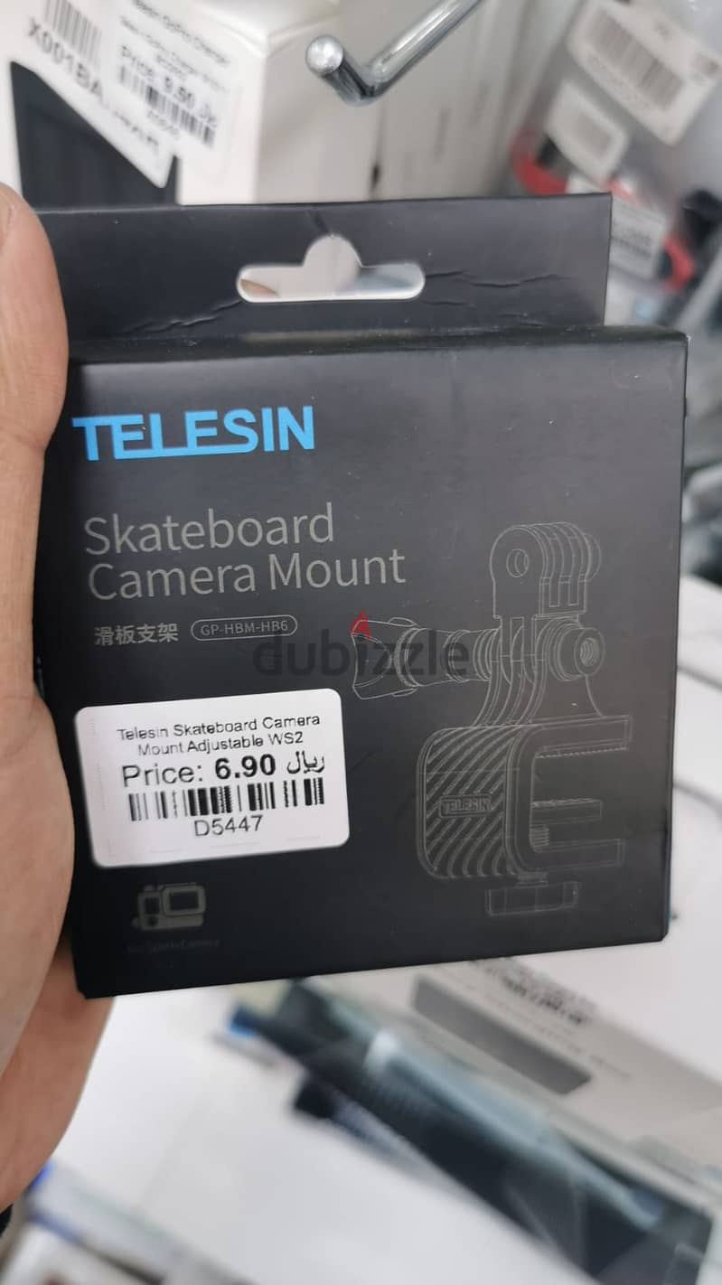 Telesin skateboard camera mount adjustable ws2 (!Box-Pack!) 3