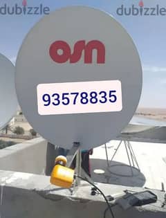 All types satellite dish fixing nilesat Arabset osn Airtel fixing
