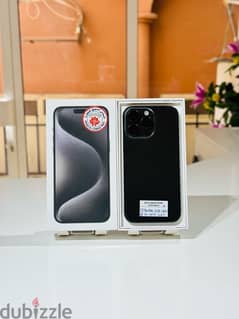 iPhone 15 pro max 256GB - black titanium -06-04-2025 apple warranty - 0