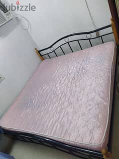 king size bed with mattress