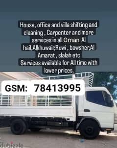3,7,10 ton vehicles for all services and labour available