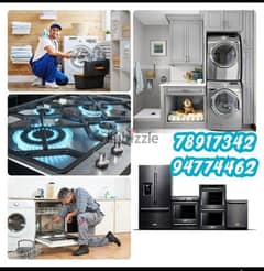 All type Ac Fridge Automatic washing Machine service and repair yui