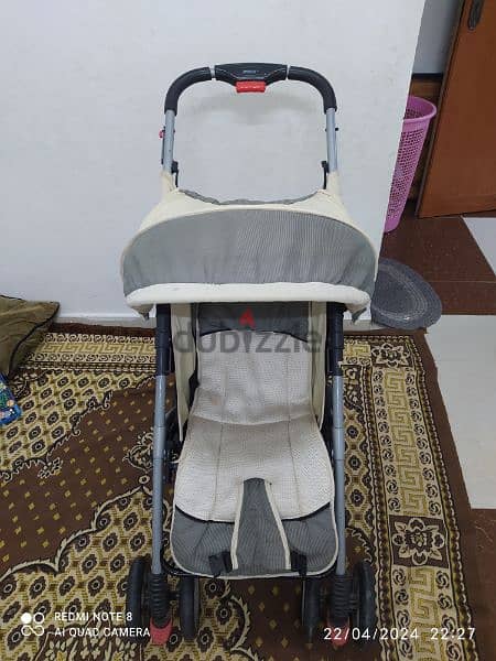 branded baby stroller + baby carrier bag+ baby cot at reasonable price 1