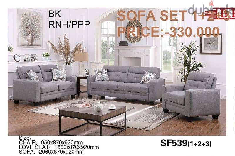 New Sofa Sat 1+2+3 2