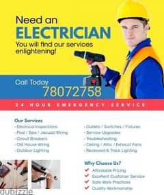 electric maintenance and fixtures