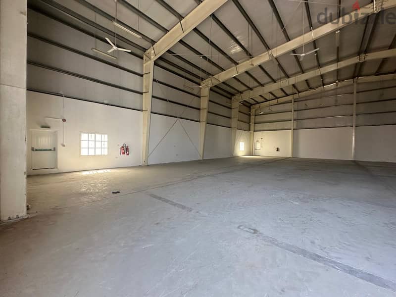 1. Fully fitted Warehouse located in misfah, build up size is 750 sqm, 1
