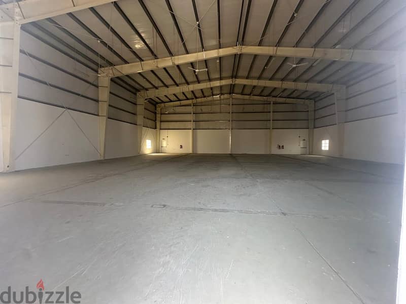 1. Fully fitted Warehouse located in misfah, build up size is 750 sqm, 5