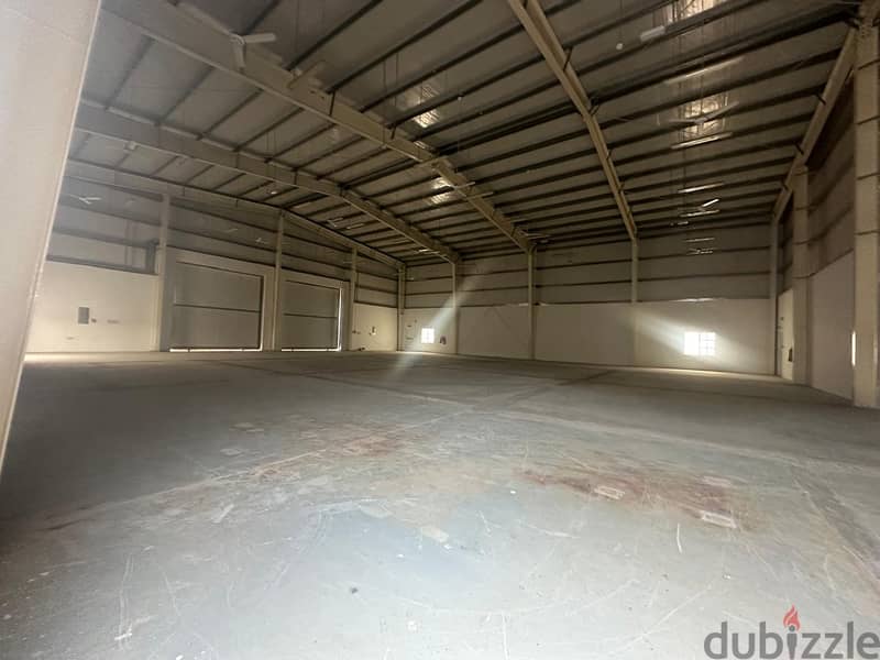 1. Fully fitted Warehouse located in misfah, build up size is 750 sqm, 13