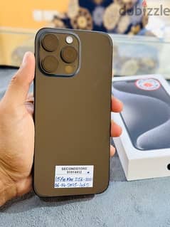 iPhone 15 pro max 256GB - black titanium - 06-04-2025 Apple warranty
