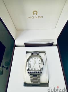 ساعة أيجنر جديدة فضية: Brand New Aigner Silver Watch 0