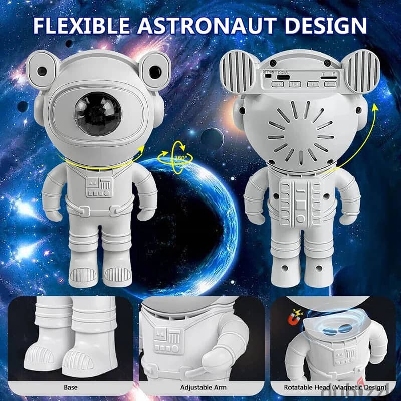 Astronaut White BOX Projector Party Light PRT12 (!New-Stock!) 4