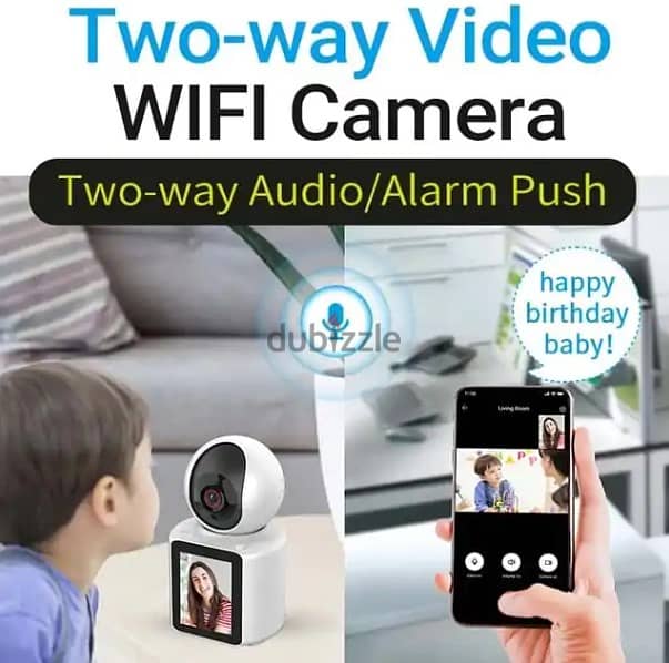 Video Calling 360 Wifi Smart Camera + LCD Display LCP1 (!Brand-New!) 3