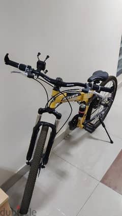 Foldable bicycle with gear