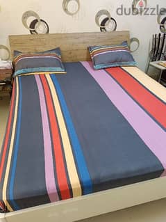 king size  Italian bed with home center matress