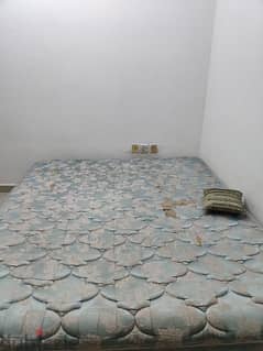 Spring mattress (king size) with bed 0