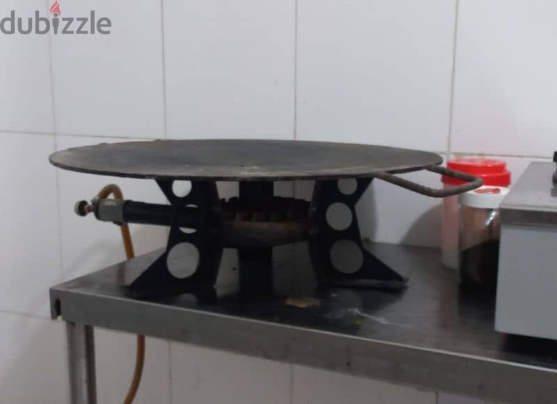 commercial tawa and commercial gas stove urgently sale 1