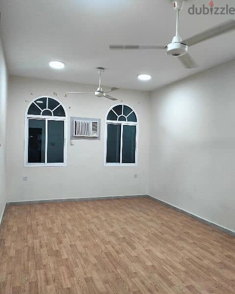 Two bedrooms flat for rent in Al Khwair near Technical college 3