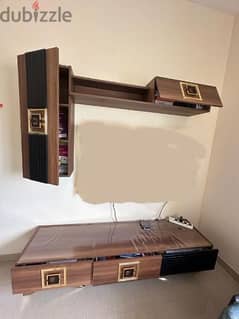 TV cabinet cum storage with shelf 0