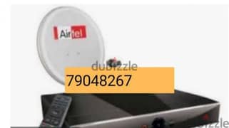 home service all satellites nileset Arabset dishtv Airtel fixing