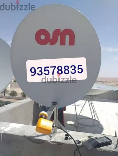 Home service Air Tel nilesat osn arab sat fixing