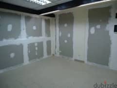 house office gypsum board partition and painting