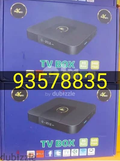 Android box New With 1year subscription All countries channels working