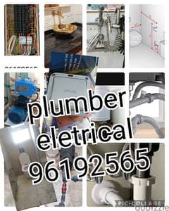plumber and eletrical work I do good service