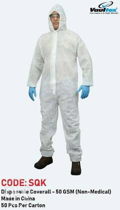 DisPOsABle CovErall- 50 GsM(nON - meDicAL)