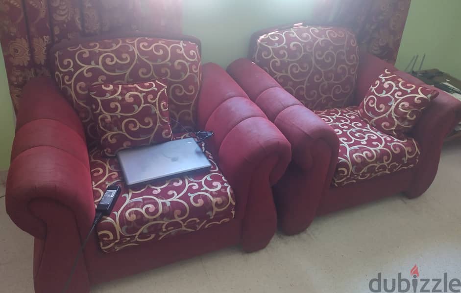 Sofa set 3+1+1 very good condition 1