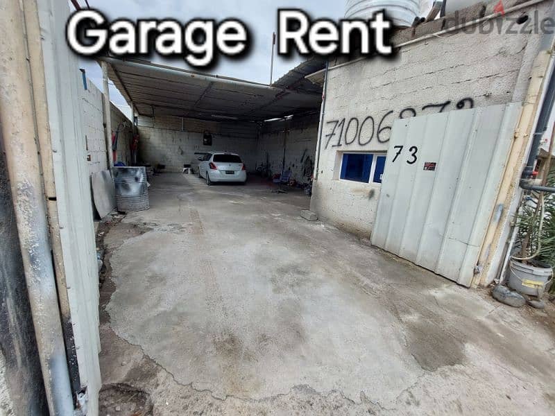 A portion of the one-car garage will be rented out. Mechanic & Kharbai 0