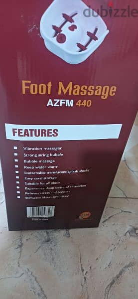 Foot massager not used for sale urgently it's new 1