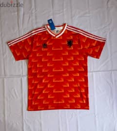 قميص كرة القدم هولندا الرئيسية عام 1988 ريترو جيرسي 0