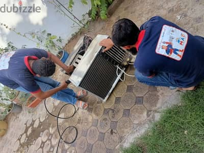 All ac gas charge with service