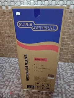 Brand new refrigerator super general (with pack & bill ) one year wty,