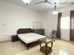 Fully Furnished spacious room with seperate washroom in Al Ghubra