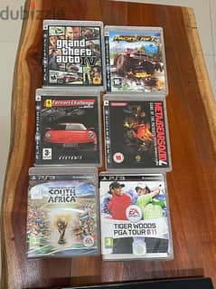 PS3 with 6 Games