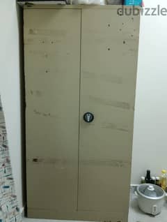 Steel double door cupboard