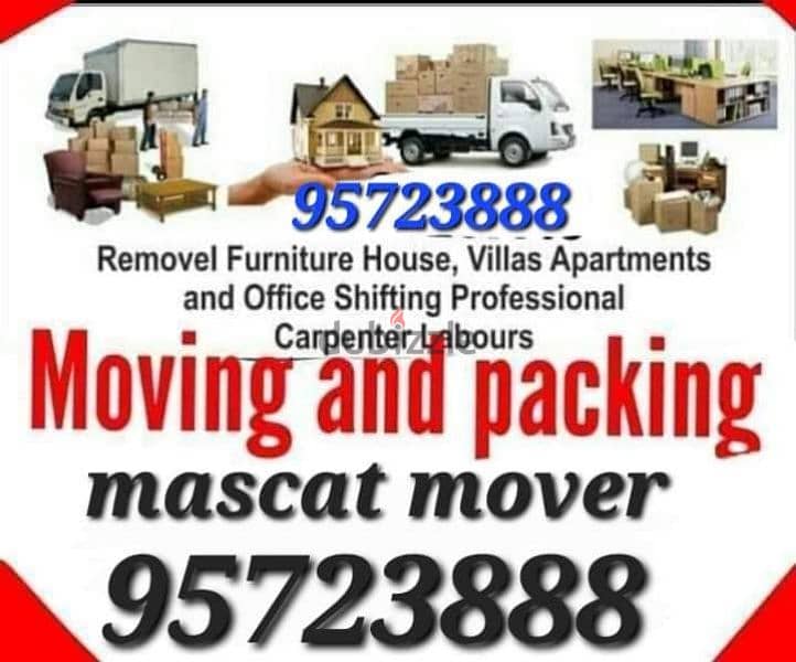 Muscat Mover carpenter house shiffting TV curtains furniture cujg 0
