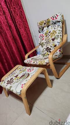 Relax Chair with Foot Stool 0