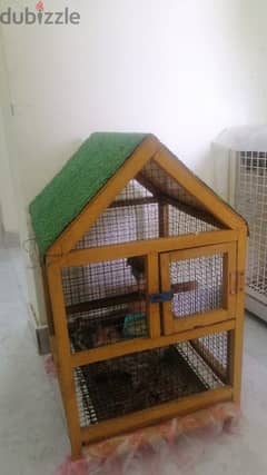 Nest cage with birds