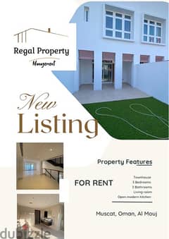 **3-Bedroom Townhouse Available for Immediate Rent** al Mouj muscat 0