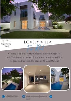 Lovely 6 bedrooms VILLA FOR rent !!!  Villa of 6-7 Bedrooms, Almouj 0