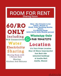 ROOM FOR RENT (Sharing Room)