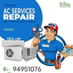 AC service and installation of 0