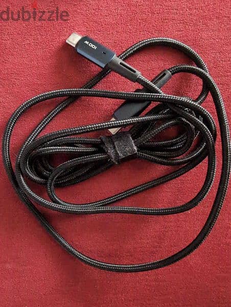 Type c to type c 100w charging cable 0