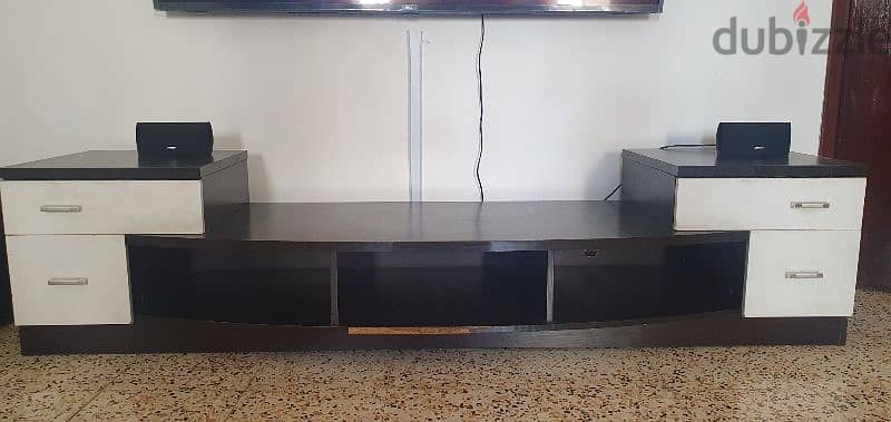 TV Table with 4 drawers 1