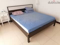 diverse bedroom furniture (bed, IKEA bedside tables, cabinet,etc)