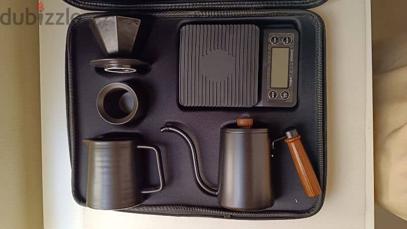 شنطة فخمة للقهوة المقطرة | luxury V60 kit 4